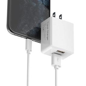 img 2 attached to 🔌 Apple MFi Certified iPhone Charger & Lightning Cable 5.9FT - Fast Charging Data Sync Cord with Dual Port USB Wall Charger - Travel Adapter Compatible with iPhone 12 11 Pro Max Xs X XR 8 7 Plus