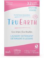 👶 hypoallergenic, eco-friendly & biodegradable tru earth plastic-free baby laundry detergent sheets/eco-strips for sensitive skin (32 loads, baby) logo