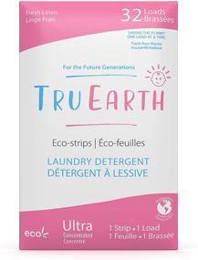 img 4 attached to 👶 Hypoallergenic, Eco-friendly & Biodegradable Tru Earth Plastic-Free Baby Laundry Detergent Sheets/Eco-Strips for Sensitive Skin (32 Loads, Baby)