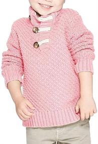 img 3 attached to 👕 Trendy Boys' Clothing: Bbalizko Turtleneck Sweater Pullover Sweatshirt and Sweaters Collection