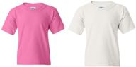 👕 gildan dryblend t shirt 2 pack - medium boys' clothing and tops, tees & shirts: enhanced comfort and style! logo