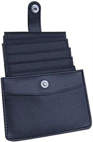 img 4 attached to HONB Wallet Minimalist Carbonfiber Pattern Women's Handbags & Wallets for Wallets