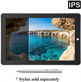 img 2 attached to Универсальный 10,1-дюймовый планшет на Windows 10: мини-ноутбук с сенсорным экраном и съемной клавиатурой, 4 ГБ оперативной памяти, 32 ГБ внутренней памяти.