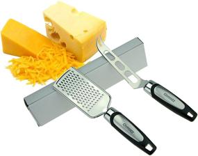 img 3 attached to 🧀 Набор терки и ножа для сыра - джинджер, овощи, фрукты и продукты с теркой для сыра и цедрой.