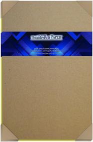 img 4 attached to 📦 15 Sheets Chipboard 46pt: Durable Medium Weight Tabloid Size Craft & Packaging Brown Kraft Paper Board - 11 X 17 Inches, .046 Caliper Thickness