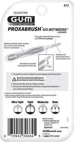 img 1 attached to 🦷 GUM-872H Sunstar Proxabrush Go-Betweens Tight Cleaners - Pack of 10
