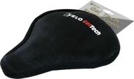 🚴 enhance comfort and ride longer with velo gel tech bicycle seat cover (large) black logo