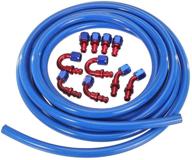 🛢️ 20 foot 8an push lock fuel hose + 10pcs an 8 hose fitting kit for oil and gas logo