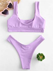 img 1 attached to ZAFUL Bikini Swimwear Swimsuit Bathing Women's Clothing for Swimsuits & Cover Ups