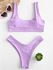 img 2 attached to ZAFUL Bikini Swimwear Swimsuit Bathing Women's Clothing for Swimsuits & Cover Ups