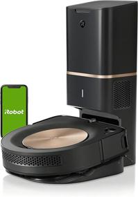 img 4 attached to 🧹 iRobot Roomba s9+ (9550) Робот-пылесос с автоматической очисткой от грязи - Wi-Fi соединение, умное картирование, мощный всасывающий механизм, очистка углов, идеально подходит для удаления шерсти домашних животных, черного цвета.