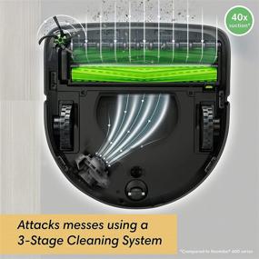 img 1 attached to 🧹 iRobot Roomba s9+ (9550) Automatic Dirt Disposal Robot Vacuum - Wi-Fi Connected, Smart Mapping, Powerful Suction, Corner Cleaning, Ideal for Pet Hair, Black