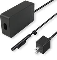 ⚡️ ctwjo 65w charger for microsoft surface pro, compatible with surface pro 3/4/5/6, power supply adapter, microsoft model 1706, surface go 2/1 with 5v usb port logo