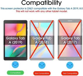 img 3 attached to Защитное стекло amFilm для Galaxy Tab A 8.0 (2019 год, SM-T290) - премиальная защита по доступной цене.