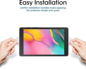 img 2 attached to Защитное стекло amFilm для Galaxy Tab A 8.0 (2019 год, SM-T290) - премиальная защита по доступной цене.