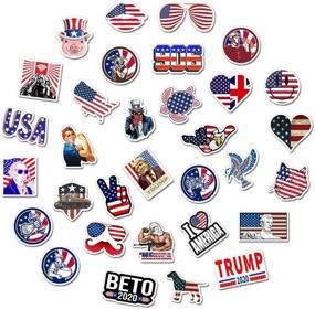 img 2 attached to American Stickers 50 Pcs Vinyl Waterproof Independence Day Sticker Pack For Water Bottle Laptop Guitar Skateboard Car Bike Motorcycle Hydro Flask Suitcase Luggage For Adults Teens Stickers And Decals