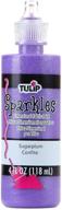 🌷 tulip sparkles dimensional paint 4 fl oz: vibrant and glittery | pack of 1 logo