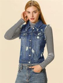 img 3 attached to Allegra Womens Collar Button Closure