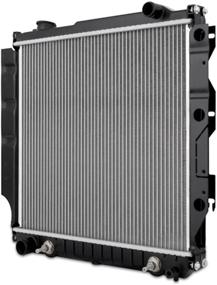 img 2 attached to 🚙 Mishimoto 1987-1995 OEM Replacement Radiator for Jeep Wrangler YJ, L4 & L6