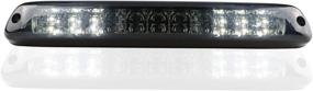 img 3 attached to 🚦 Chrome Housing Smoke Lens LED Third Brake Cargo Light Assembly, Rear Roof Center High Mount Stop Light Replacement for Chevy Colorado and GMC Canyon (2004-2012)