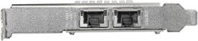 img 3 attached to 🚀 StarTech.com Карта сетевого адаптера Dual Port 10G PCIe - Intel-X550AT 10GBASE-T & NBASE-T Адаптер интерфейса сети PCI Express 10/5/2.5/1GbE Multi Gigabit Ethernet с 5-ю скоростями NIC LAN Card (ST10GPEXNDPI): Повысьте скорость сети с помощью передового Dual Port 10G PCIe адаптера.