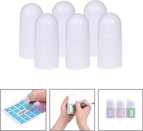 img 2 attached to 🧴 Convenient Refillable Roll Deodorant Bottles - 6 Pack