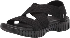 img 4 attached to Skechers Womens Smart Woven Sandal