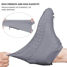 img 2 attached to Rehomy Waterproof Reusable Overshoes Protector