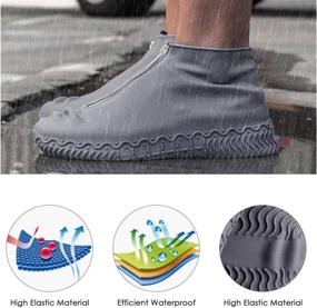 img 3 attached to Rehomy Waterproof Reusable Overshoes Protector