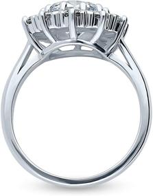 img 1 attached to 💍 BERRICLE Стерлинговая ювелирная продукция с цирконием: Яркое элегантное украшение для незабываемых моментов.