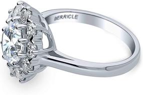 img 2 attached to 💍 BERRICLE Стерлинговая ювелирная продукция с цирконием: Яркое элегантное украшение для незабываемых моментов.