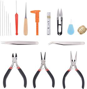 img 3 attached to 🔧 Paxcoo 19Pcs Jewelry Making Tools Kit: Craft and Repair with Ease and Convenience