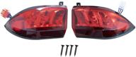 🚦 enhance visibility with club car precedent and tempo led taillight tail light 2004-up rear light - 2 kit replacements! logo