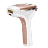 🔥 mismon ipl laser hair removal - advanced at-home device for permanent hair removal on bikini, legs, underarms, arms, and body with skin color sensor - safe and effective technology for women and men logo