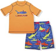 🩳 laguna limelight boys' swimwear: totally rashguard boardshorts for optimal comfort logo