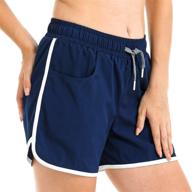 hodosports womens shorts quick summer logo