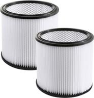 gazeer 2pack replacement cartridge filter for shop-vac shop vac 90304 - high quality filters for 5 gallon up wet/dry vacuum cleaners logo