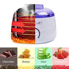 img 1 attached to 🔥 Waxing Kit Wax Warmer: Ultimate Hair Removal Solution for Women and Men with Wax Beads - Ideal for Body, Bikini, Legs, Face, Eyebrows - Easy DIY Brazilian Waxing at Home