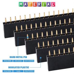 img 2 attached to 🔗 Glarks Straight Connector Assortment Prototype: A Comprehensive Solution for Seamless Connections