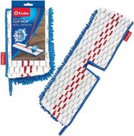 🧹 o-cedar dual-action microfiber flip mop replacement refill logo