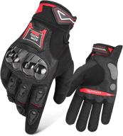 🧤 kemimoto upgraded motorcycle gloves: breathable, knuckle protection, anti-slip, ideal for motocross, cycling, dirt bike, atv & utv logo