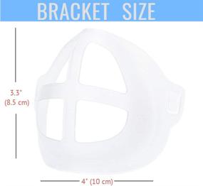 img 2 attached to 🔒 Translucent Reusable Washable PPE for Optimal Comfort and Safety