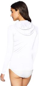 img 1 attached to Ultimate Protection with Roxy Women's Standard Essentials Hooded Rashguard