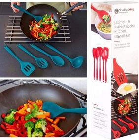 img 3 attached to StarPack Premium Silicone Kitchen Utensil