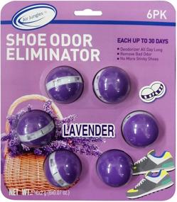 img 4 attached to Revive Your Surroundings with Air Jungles Odor Deodorizer Balls - Long-Lasting Lavender Scent for Shoes, Gym Bags, Drawers, and Lockers!
