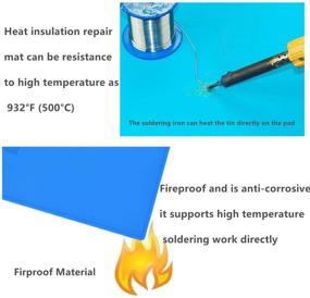 img 1 attached to 🔌 Insulated Silicone Soldering Solution by TXINLEI - Anti-Static & Static-Free