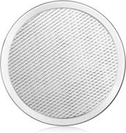 restaurant-grade seamless aluminum pizza baking screen - new star foodservice 50653, 8-inch logo