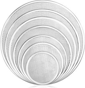 img 2 attached to Restaurant-Grade Seamless Aluminum Pizza Baking Screen - New Star Foodservice 50653, 8-Inch