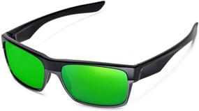 img 1 attached to 🕶️ Заменяемые линзы Walleva для солнцезащитных очков Oakley TwoFace