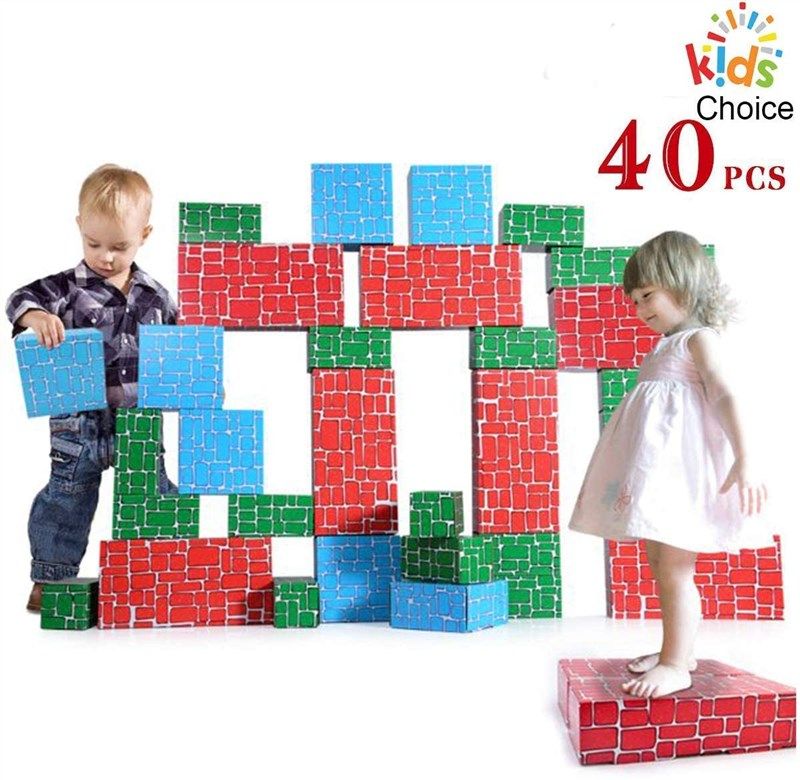 wishalife cardboard building extra thick stackable 로고
